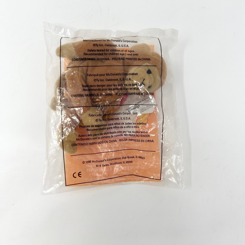 1999 McDonalds Teenie Beanie Babies Set of 4 Sealed Freckles Bongo Smoochy Inch - Picture 5 of 8